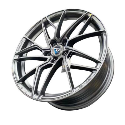 China High quality aluminum promotion wheels 5x114.3 38ET flow-formed gunmetal alloy wheels for sale