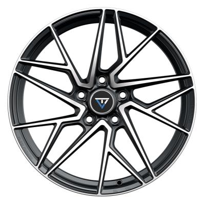 China Popular hot selling good quality 66.56CB 38ET gunmetal machine face aluminum alloy wheels for sale