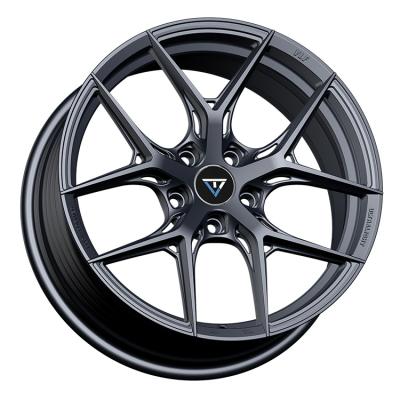 China Factory direct sale high performance car aluminum rims flow-shaped wheels 18 inch gunmetal aviation aluminum alloy wheels 5x114.3 for sale