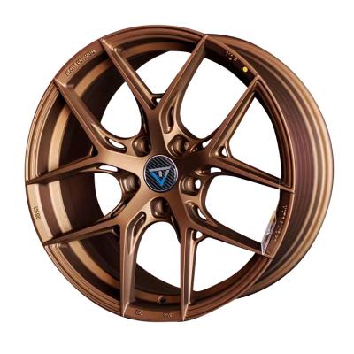 China High Quality Aluminum Promotion 18x8.0 38ET Bronze Alloy Wheels Flow-Shaped Wheels for sale