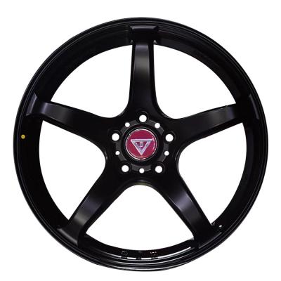 China Factory New Product Aluminum Upgrade Modified Wheels 73.1CB Matte Black Car Alloy Wheels for sale