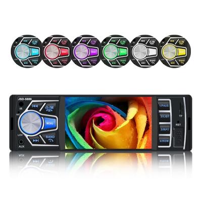 China 5889 mp4 car stereo BT 12V high power 7388 1din 4 inch reverse video car mp5 play radio for sale