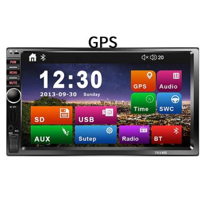 China 7 Inch Touch Screen Multimedia MP5 AM+FM VCR Auto Radio BT Car GPS GPS For Different Models for sale