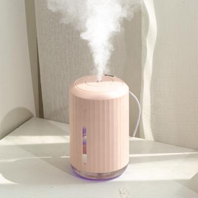 China Colorful LED Light 300ml Air Humidifier Aroma Diffuser, Mini Portable Cool Mist Ultrasonic Atomizer USB Car Humidifier for Bedroom for sale