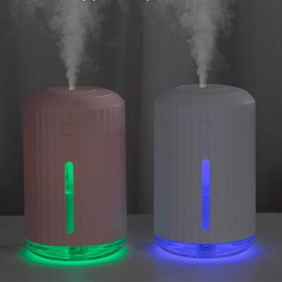 China Smell Mini Ultrasonic Nano Spray Humidifier Gift 2021 New Comfortable Promotional Personal Diffuser Facial Steamer 320ml for sale