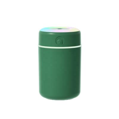 China Mini Air Humidifier Rainbow Sensation Gradient Humidifier Comfortable Fragrance Diffuser Portable Light Air Humidifier H2O Diffuser Nebulizer for sale