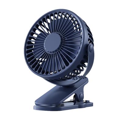 China 3 Speed ​​Personal Desk Table Fan with Low Clip on Small Fan Rechargeable Battery Fans 360 Degree Oscillating Electric Fan for Baby Room Desk for sale