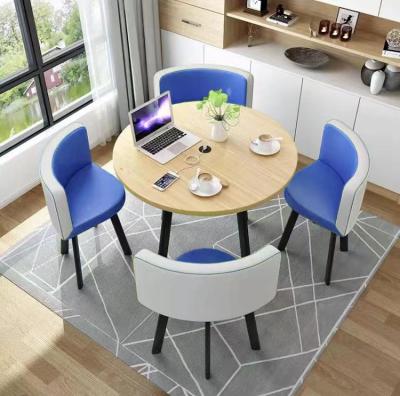 China 5 Pcs Round Wooden Kitchen Table Others Small Kitchen Table And Chair Sets And 4 Dining Chairs for sale