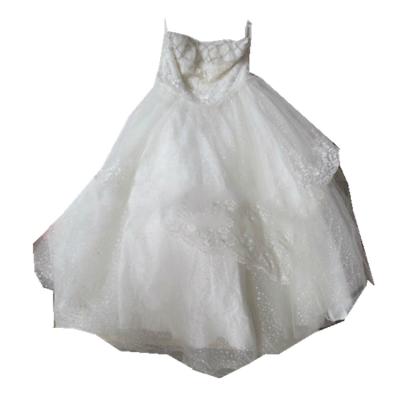 China NEW Used 90% Polyester/Cotton Apparel Wedding Dress for sale