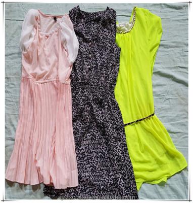 China High Grade Second Hand Clothes Quality Used Clothes Fashionable Lady Cotton Dress For Sale for sale