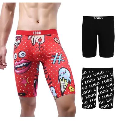 China 2023 High Quality Antibacterial Wholesale Customized Oversized S-3xl Fully Printed Men's Underwear OEM Men's Boxing Underwear for sale