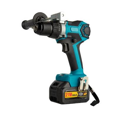 China 21V Li-ion 21V Cordless Rotary Hammer Multi Function Hammer Drill 13mm Power Screw Drivers Impact Electric Screwdriver 2-13mm for sale