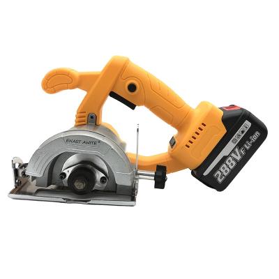 China Cordless Circular Saw 5in Lithium Battery Portable Power Wood Metal Stone Cutting Tool 125mm Rechargeable Electric Cordless Circular Saw for sale