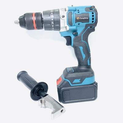 China Electric Drill 13mm High Power Impact Electric Screwdriver 13mm Lithium Hand Torque Rechargeable Cordless Brushless Electric Drill for sale