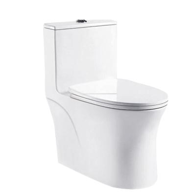 China Wholesale Custom Made Strap Siphon Modern Ceramic WC Commode Bathroom One Piece Toilet for sale