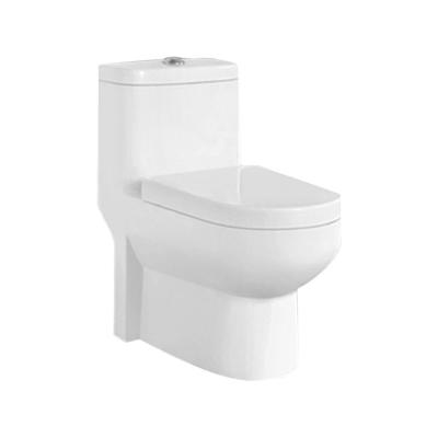 China Item One Piece Sanitary Ceramic Sanitary Commode Lavatory Toilet Bowl Double-Flow Bathroom Toilet WC Price the best for sale