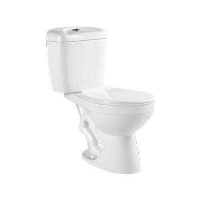 China Double-Flow South American Standard Price Best Around Siphonic Two Piece Commode Strap WC Modern Toilet Bowl for sale