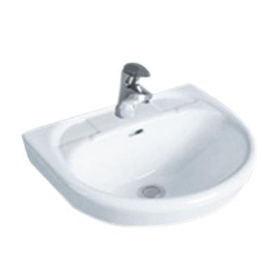 China China Manufacturer Easy Clean Single Hole Semicircle Wash Basin Ceramic WC Wall Hung Lavatory Toilet Sink White For Sale for sale