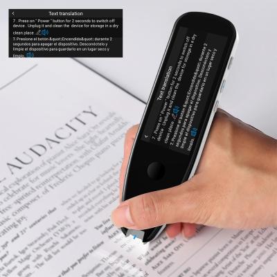 China Portable Wifi Language Learning Device Translating Device Digital OCR Scan Translate Pen Translator Scan for sale