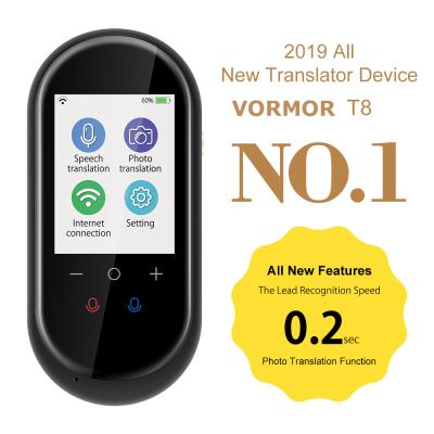 Κίνα Vormor 123*57*12.5mm Portable Support Translator Device T8 Online Language Translator προς πώληση