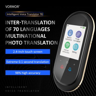 China Portable Wifi Travel Guide T8 106 Multi-languages ​​Voice Translator for sale