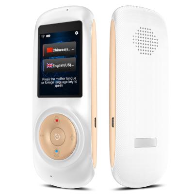 China Lightweight Foreign Intelligent Portable Instant Voice Translator Device Mutual Wifi Country Translation 82 Language T2S Te koop