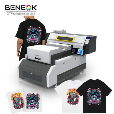 China Garment Shops Hot BENEOK PET Film DTF Ink 70cm DTF Printer 60cm 70cm 2/4 i3200 Set All In One DTF Printer With Powder Shaker for sale