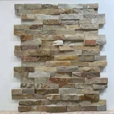 China Modern multicolor slate stone panels for interior and exterior wall decoration for sale