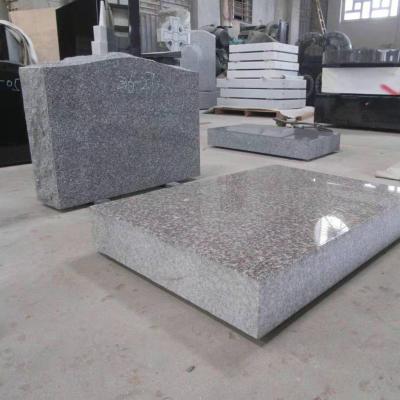 China Modern Gray Granite Cemetery Granite Headstone Headstone Headstone Memorial for sale