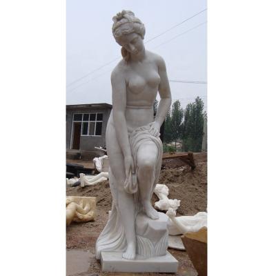 China Western marble statue marble radha krishna statue manufacture for sale