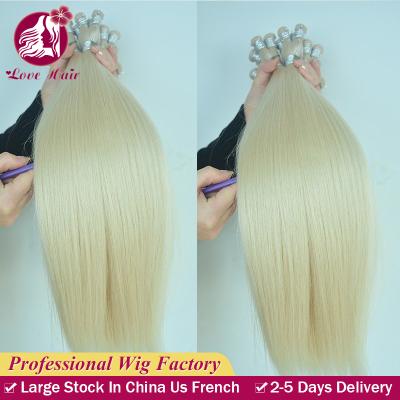 China No shedding& Cheap Tangle Bundle Factory Wholesale Any Color Can Be Dye Straight Hair Weft #613 for sale