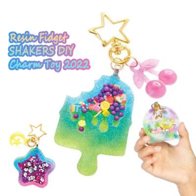 China DIY Key Chain Resin Shaker Ebayro Shakers 2022 Custom DIY Key Chains Set Toys Crystal Jewelry Making Kit Girls Arts And Crafts Kit For Kids And Adult for sale