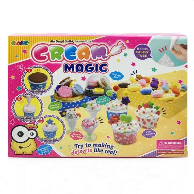 China Playing EBAYRO 2021 Educational Toys Creative Kids DIY Toy Magic Cream Clay Cake Decorate Modeling Set for sale