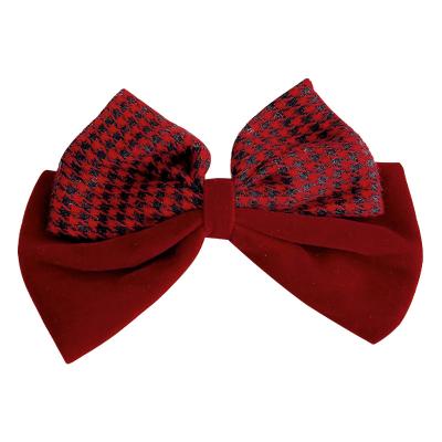 China Hair Decoration 2020 Fashion Trendy Holiday Party Bowknot Hair Clip Large Hair Accessory for sale