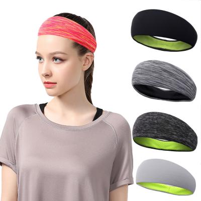 China High quality fashonable wide European and American style simple design fitness sports headband hair accessories for unisex durag for sale