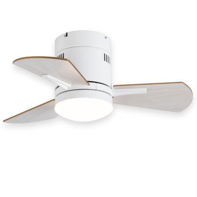 China Retro Mid Century American Style Ceiling Fan With 220v Light And Remote Control for sale