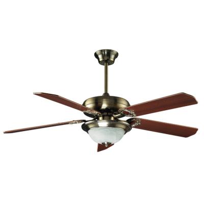 China Modern Ceiling Fan With Light Modern Plywood Shade Low Voltage Designer Remote Control Glass Ceiling Fan With Light for sale