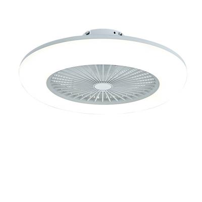 China Dimmer Ceiling Fan OEM ODM App Remote Modern Decorative Bladeless Modern Smart Home 22 Inch Solar Led Ceiling Fan With Light for sale