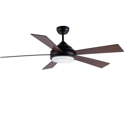 China Modern 52 Inch LED Ceiling Fans 3 Plywood Ceiling Fans Cheap Home Decorative Chandelier Fan Luxury Decorative Ceiling Fans for sale