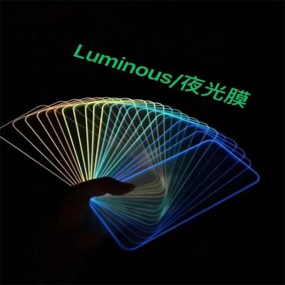 China FOR iPhone 13 Pro 9H Max Clear Full Cover Luminous Tempered Glass Screen Protectors HD For iPhone 11 12 13 pro 7 8 X XR XS Max Glow In Dark for sale