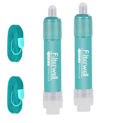 China Removes Emergency Straw Filter UF Low Pressure Portable Water HHS Filtration 99.9999% Minimum Backpacking Personal System for sale