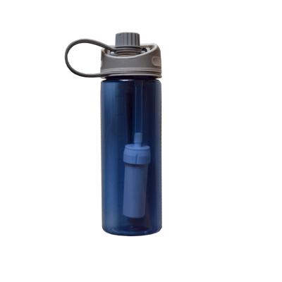 China Removes 99.9999% Minimum Filterwell Portable Personal Sport Personal Filter Portable Camping Outdoor Water Purification Bottles for sale