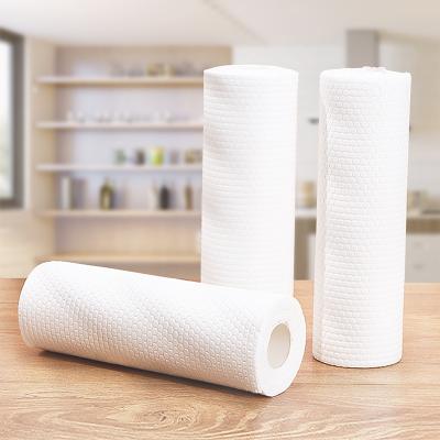 China Thickened Kitchen Viable Hot Selling Disposable Paper Towel Strong Oil Absorbent Soft Roll Towel Thickened Disposable Paper Towel for sale