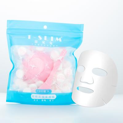 China Moisturizer Face Mask DIY Sheet Collagen Compressed Beauty Moisturizing Skin Care Facial Mask Mixing Bowl Compressed Mask for sale