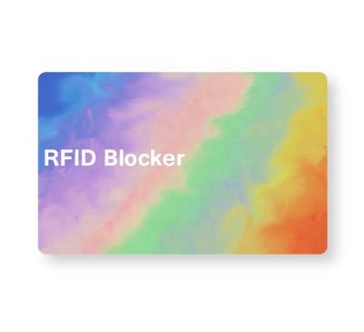 China Protect Credit Card OEM Factory Thief Personal Information PVC Anti Blocking RFID Card Blocker for sale