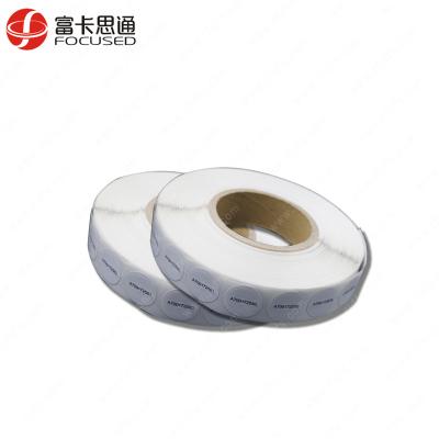 China Anti Tamper Heat Resistant nfc Small Tags Anti Counterfeit Security Rfid Stickers for sale