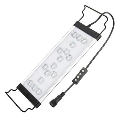 China Aluminum Contemporary High Power 16w Planted Aquarium Light Adjustable Aquarium for sale