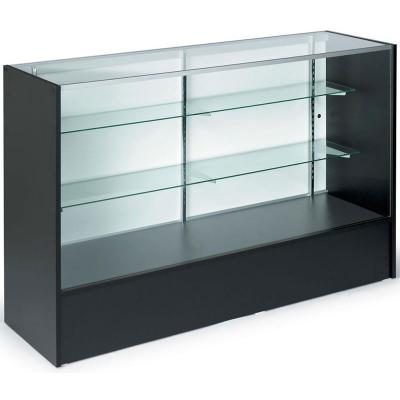 China Retail Shop For Full Vision Jewelery Display Case Vape Retail Shop Display Case Wooden Cheap Smoked Glass Shop Display for sale