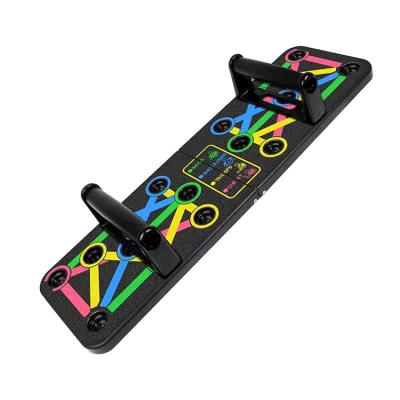 China Durable Wholesale Home Fitness Equipment Portable Foldable Push Up Muscle Board for sale