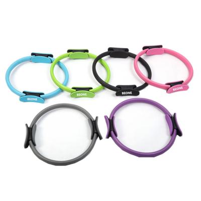 China Lightweight gym workout accessories 38 cm resistance ring yoga pilates circle for sale